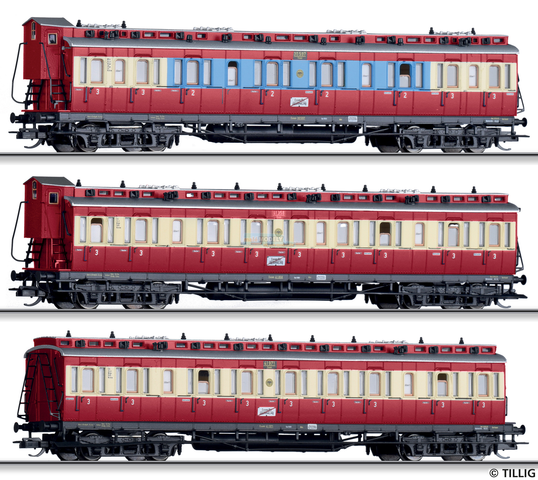 Set tří osobních vozů „Ruhr-Schnellverkehr“ - (31.03.2021)