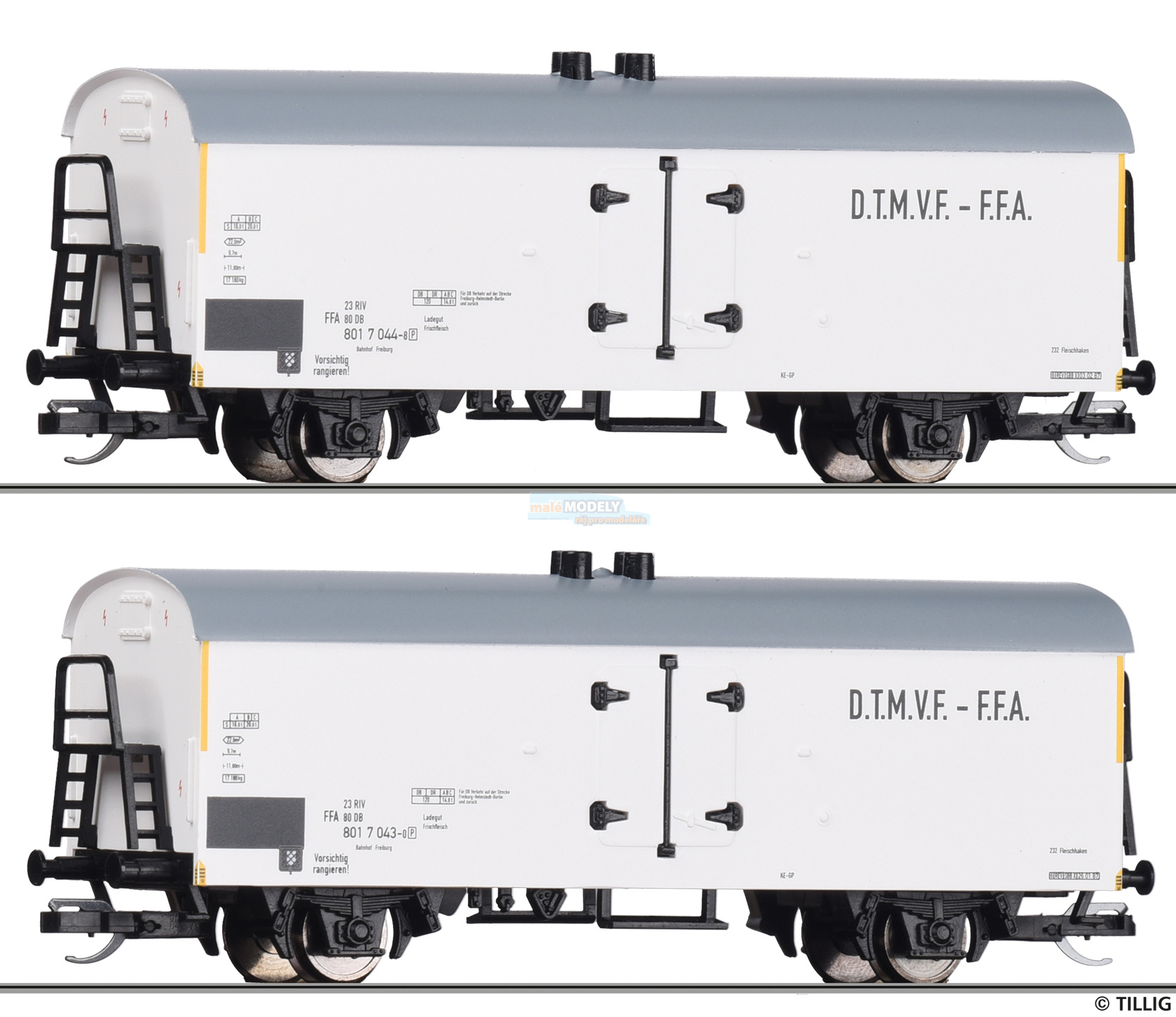 Set dvou nákladních chladících vozů „Train Militaire Francais de Berlin 3“ - (31.03.2021)