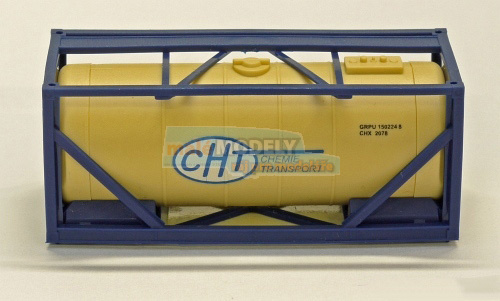 kontejner CHT - béžový v modré