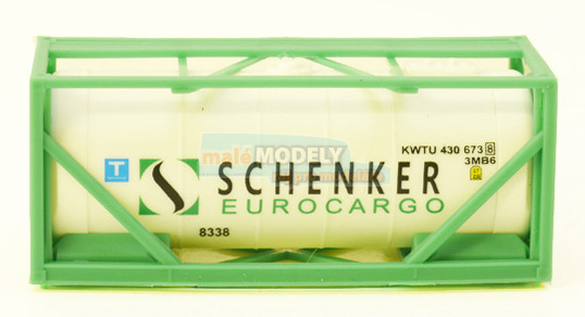 kontejner SCHENKER Eurocargo - bílý v zelené