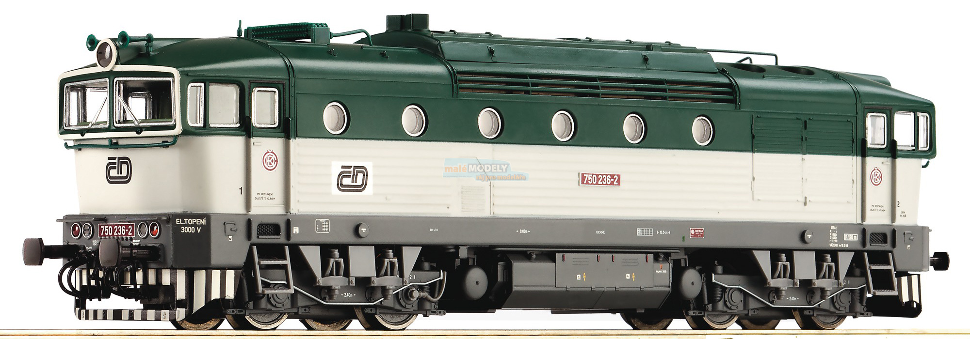 Dieslová lokomotiva 750 - Brejlovec