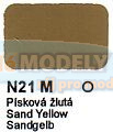 Barva akryl N21 M písková žlutá