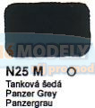 Barva akryl N25 M tanková šedá