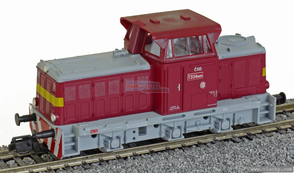 Dieselová lokomotiva T 334-051 - Rosnička