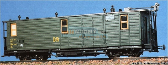 Služební vůz vlakvedoucího, zelený
