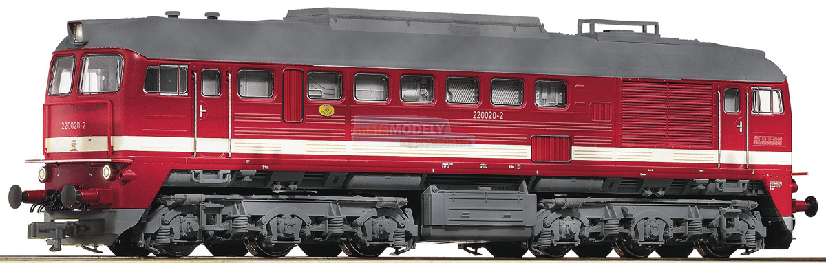 Dieselová lokomotiva BR 220 digitalizovaná se zvukem