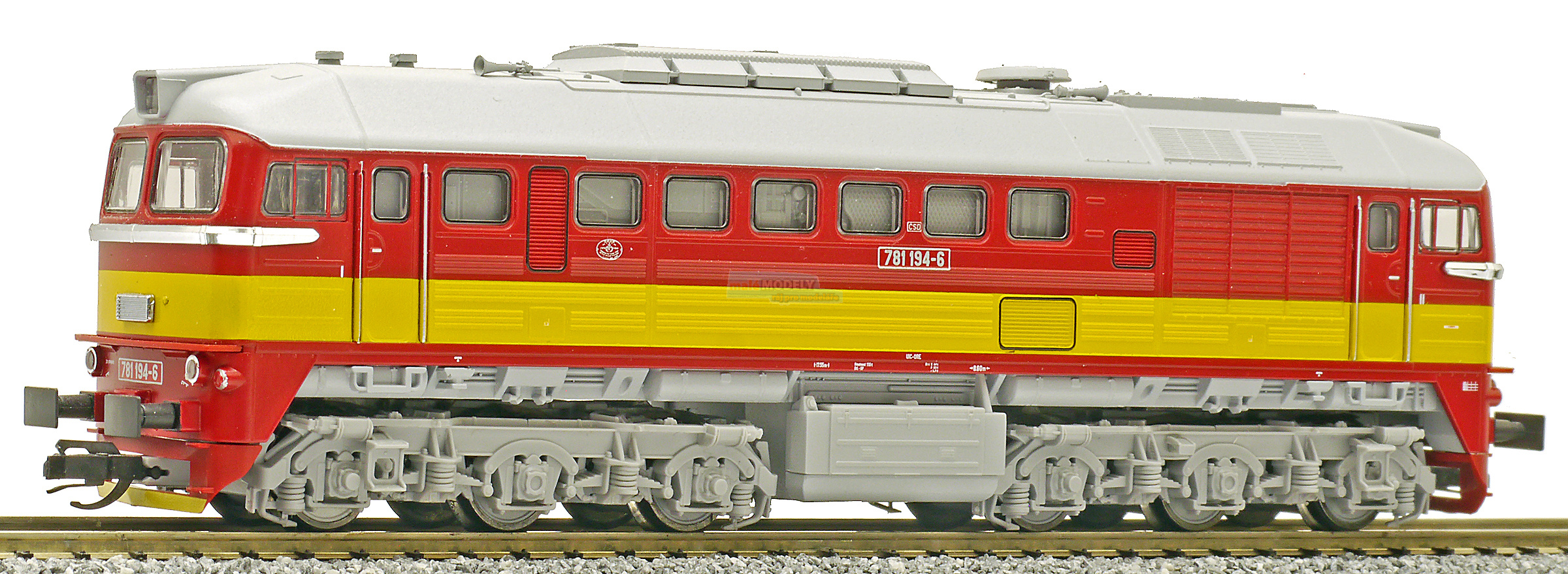 Dieselová lokomotiva T 781 digitalizovaná se zvukem