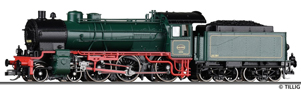 [Lokomotivy] → [Parn] → [BR 38] → 02034 E: parn lokomotiva tmav zelen s ernm pojezdem