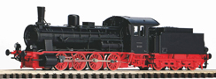 [Lokomotivy] → [Parn] → [BR 55] → 47104: parn lokomotiva ern s ervenm pojezdem