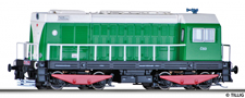 [Lokomotivy] → [Motorov] → [BR 107] → 02626: dieselov lokomotiva zelen-slonov kost,  ern rm a pojezd