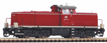 [Lokomotivy] → [Motorov] → [V 90 (BR 290)] → 47267: modernizovan dieselov lokomotiva tmav erven-tmav ed, ern pojezd