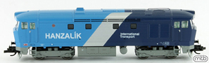 [Lokomotivy] → [Motorov] → [T478.1 „Bardotka”] → HA-749-262: dieselov lokomotiva v barevnm schematu „HANZALK“