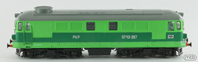 [Lokomotivy] → [Motorov] → [ST43] → TT-ST43217: dieselov lokomotiva zelen s edou stechou