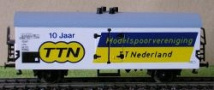 [Nkladn vozy] → [Kryt] → [2-os chladic, pivn a reklamn] → 760: bl s edou stechou „10 let TT Nederland”