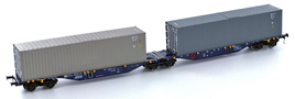 [Nkladn vozy] → [Nzkostnn] → [6-os Kombiwaggon] → H70501: modr s nkladem dvou kontejner 40′ „MOL”