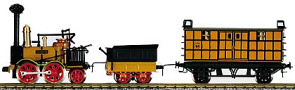 [Soupravy] → [S lokomotivou] → 01361: set parn lokomotivy a vozu „Saxonia”, set . 2