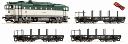 [Soupravy] → [S lokomotivou] → 35011: set dieselov lokomotivy 750 a t ploinovch voz Rlmmp