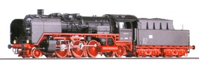 [Lokomotivy] → [Parní] → [BR 23] → 02100: parní lokomotiva černá s červeným pojezdem a s velkými kouřovými plechy