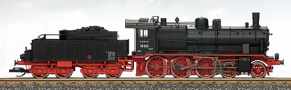 [Lokomotivy] → [Parní] → [BR 38] → 1018311: parní lokomotiva černá s červeným pojezdem