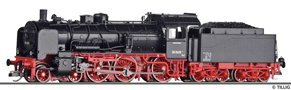 [Lokomotivy] → [Parní] → [BR 38] → 02031: parní lokomotiva černá s červeným pojezdem