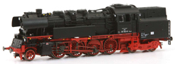 [Lokomotivy] → [Parní] → [BR 65] → 31072120: parní lokomotiva černá s červeným pojezdem a s kouřovými plechy, muzeální lokomotiva