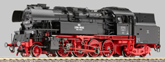 [Lokomotivy] → [Parní] → [BR 65] → 31072133: parní lokomotiva černá s červeným pojezdem a s kouřovými plechy, VEB LEUNA-WERKE