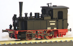 [Lokomotivy] → [Parní] → [BR 98] → : parní lokomotiva černá s červeným pojezdem