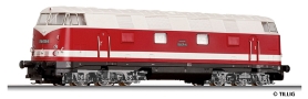 [Lokomotivy] → [Motorové] → [V 180 (BR 118)] → 02687: červená s krémovým pruhem a střechou