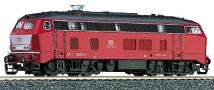 [Lokomotivy] → [Motorové] → [BR 218] → 02730: červená s hnědými podvozky, speciální zabarvení