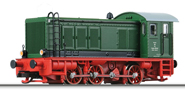 [Lokomotivy] → [Motorové] → [V 36] → 04641: zelená s šedou střechou, vlečková lokomotiva VEB Leuna-Werke „Walter Ulbricht“