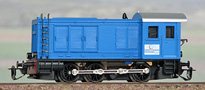 [Lokomotivy] → [Motorové] → [V 36] → 500272: dieselová lokomotiva modrá s černým pojedem, šedá střecha