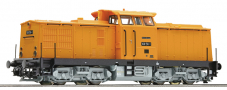 [Lokomotivy] → [Motorové] → [V 100] → 36336: dieselová lokomotiva oranžová, černý rám a šedý pojezd