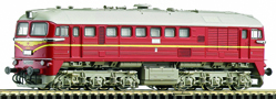[Lokomotivy] → [Motorové] → [BR 120] → 36233: červená s tmavěšedým pojezdem a šedou střechou