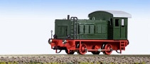 [Lokomotivy] → [Motorové] → [V 20] → 1012200: zelená s šedou střechou a červeným pojezdem
