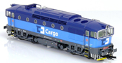 [Lokomotivy] → [Motorové] → [T478.3 „Brejlovec”] → 33329: dieselová lokomotiva v korporátním modrém nátěru ČD Cargo