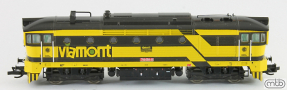 [Lokomotivy] → [Motorové] → [T478.3 „Brejlovec”] → VIAMONT-750-059: dieselová lokomotiva v barevném schematu „Viamont“