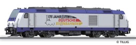 [Lokomotivy] → [Motorové] → [BR 246] → 04931: bílá-modrá s černým pojezdem ITG „175 Jahre Deutsche Eisenbahn“