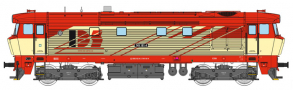 [Lokomotivy] → [Motorové] → [T478.1 „Bardotka”] → 33425: dieselová lokomotiva v barevném schematu „IDS“