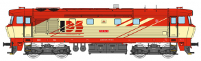 [Lokomotivy] → [Motorové] → [T478.1 „Bardotka”] → 33431: dieselová lokomotiva v barevném schematu „IDS“