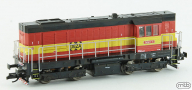 [Lokomotivy] → [Motorové] → [T466.2/T448.0] → CD 740 871: dieselová lokomotiva červená-žlutá „DEZA“