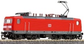[Lokomotivy] → [Elektrické] → [BR 143] → 02371: elektrická lokomotiva červená s tmavěšedým rámem a hnědými podvozky