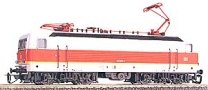 [Lokomotivy] → [Elektrické] → [BR 143] → 02348: bílá s červeným pásem a hnědými podvozky