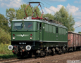 [Lokomotivy] → [Elektrické] → [BR 242] → 502128 E: elektrická lokomotiva zelená s černým pojezdem „Eisenbahn Gesellschaft Potsdam mbH“