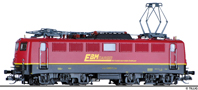 [Lokomotivy] → [Elektrické] → [BR 140] → 04398 E: elektrická lokomotiva červená s černým rámem a pojezdem „RailCargoCarrier“