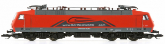 [Lokomotivy] → [Elektrické] → [BR 120] → 1011658: elektrická lokomotiva v barevném schematu „Bahnlogistik24“