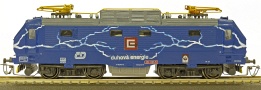 [Lokomotivy] → [Elektrické] → [150/151] → 943.02: modrá řady 151 v reklamním nátěru ČEZ ″duhová energie″