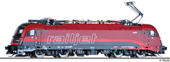 [Lokomotivy] → [Elektrické] → [BR 183] → 04968 E: elektrická lokomotiva v barevném schematu „Railjet“