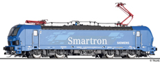 [Lokomotivy] → [Elektrické] → [BR 193 VECTRON] → 502291: elektrická lokomotiva s reklamním potiskem „Smartron“