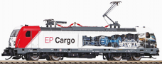[Lokomotivy] → [Elektrické] → [BR 187/BR 147] → 47800: elektrická lokomotiva bílá-červená s reklamním potiskem „EP Cargo“