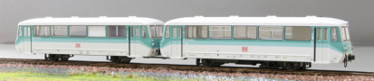 [Lokomotivy] → [Motorové vozy a jednotky] → [BR 172] → 2772NDS: dvoudílná jednotka bílá-zelená LVT 772 a LVS 972